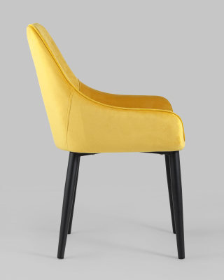 Стул Диана велюр оранжевый. Фото №4