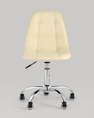 Стул офисный Тейлор экокожа бежевый. Фото №5