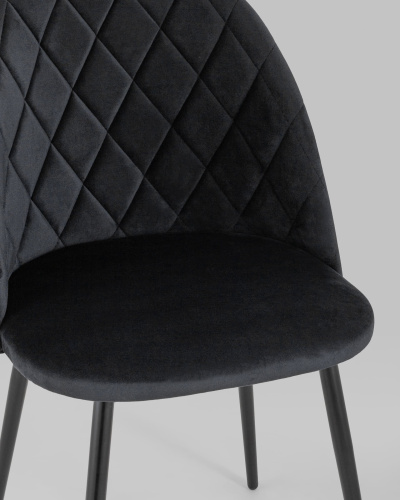 Стул Марсель велюр черный. Фото №9