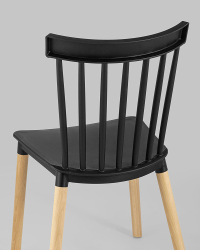 Стул Field пластик черный. Фото №8