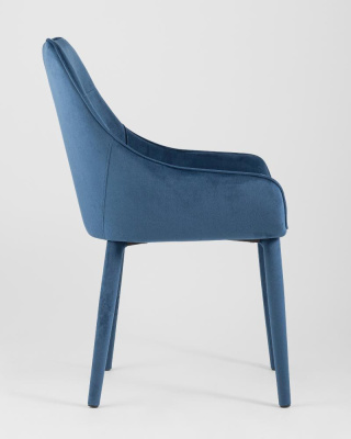 Стул Диана сине-зеленый ножки велюр фото Стул Диана сине-зеленый ножки велюр. Фото №3