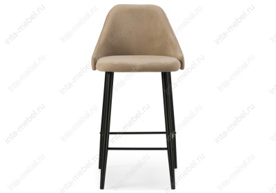 Барный стул Джама бежевый / черный матовый. Фото №2