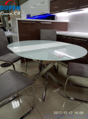 Стол В2303 белый/хром фото Стол В2303 белый/хром. Фото №5