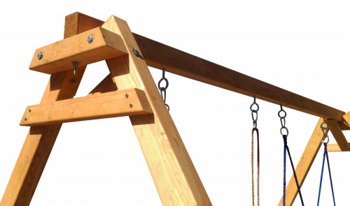 Качели детские Р911-27, коричневый. Фото №5