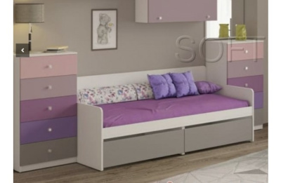 Тахта вкладыш с ящиками Силуэт фото Тахта вкладыш с ящиками Силуэт. Фото №3