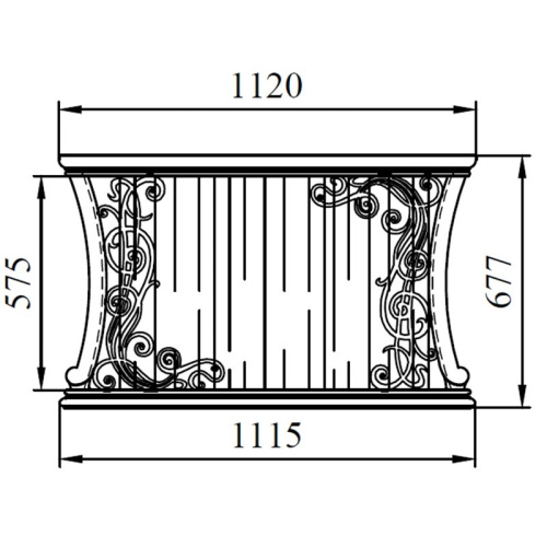 Зеркало навесное Тэсоро ГМ 6392. Фото №4
