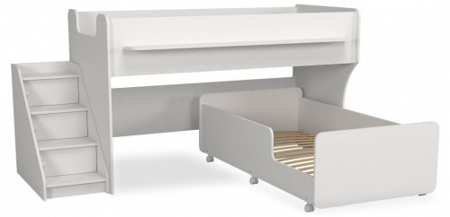 Кровать двухъярусная Р444-2 Капризун 7, белый. Фото №1