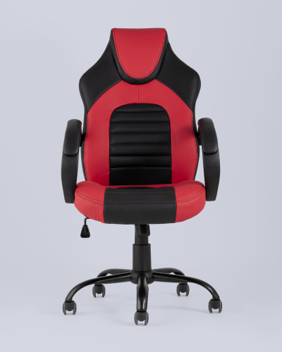 Кресло игровое TopChairs Racer Midi черно-красное. Фото №5
