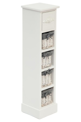 Тумба с 4 корзинами и ящиком Floral 5 mod. HX16-002NS фото Тумба с 4 корзинами и ящиком Floral 5 mod. HX16-002NS. Фото №2