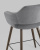 Стул полубарный Саймон велюр тёмно-серый. Фото №8