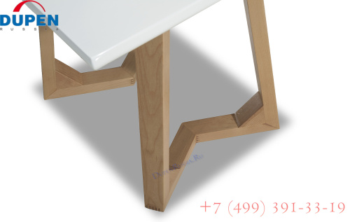 Стол журнальный J1692C Белый/Ясень. Фото №9