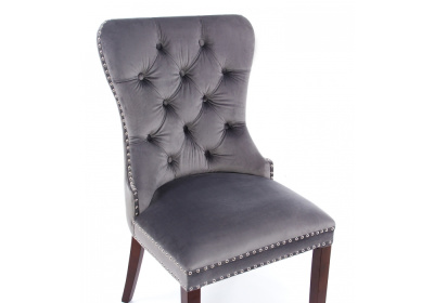 Стул деревянный Lester серый. Фото