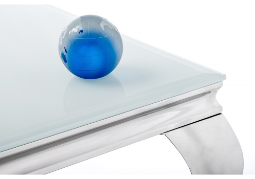 Стол стеклянный Sondal 160 белый. Фото №4