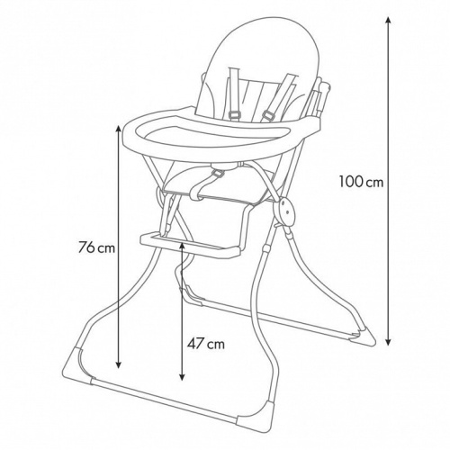 Стул для кормления Polini Kids 152, бежевый. Фото №9