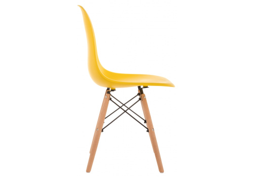 Стул деревянный Eames PC-015 желтый. Фото №4