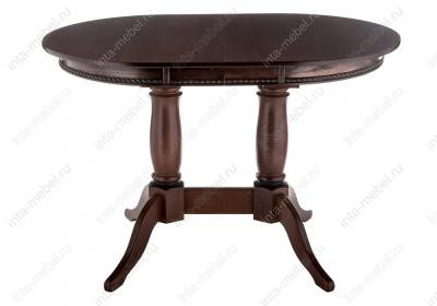 Стол деревянный Кантри 120 орех с коричневой патиной фото Стол деревянный Кантри 120 орех с коричневой патиной. Фото №3