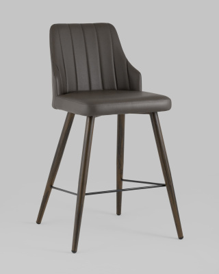 Стул полубарный Коналл экокожа таупе фото Стул полубарный Коналл экокожа таупе. Фото №3