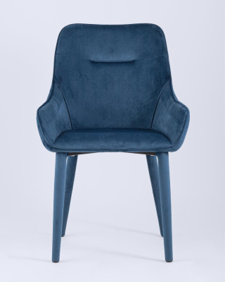 Стул Диана сине-зеленый ножки велюр фото Стул Диана сине-зеленый ножки велюр. Фото №4