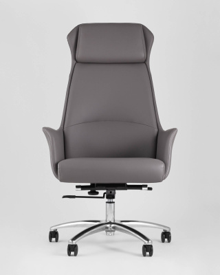 Кресло руководителя TopChairs Viking серое фото Кресло руководителя TopChairs Viking серое. Фото №4