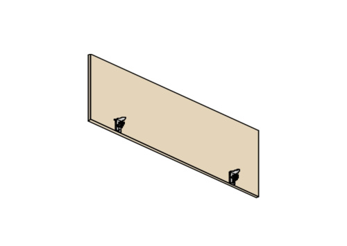 Экран настольный прямоугольный (крепление на столешницу) Европа Лайт. Фото №1