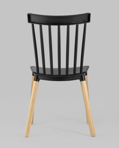 Стул Field пластик черный. Фото №6