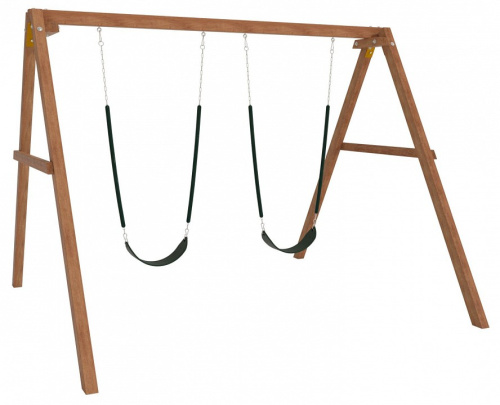 Качели детские Р911-27, коричневый. Фото №1