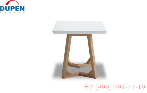 Стол журнальный J1692C Белый/Ясень. Фото №6