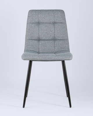 Стул Вольт рогожка серо-голубой. Фото