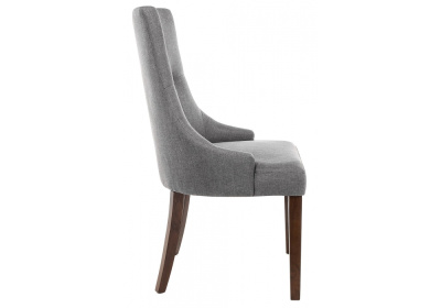 Стул деревянный Elegance dark walnut / fabric grey. Фото №2